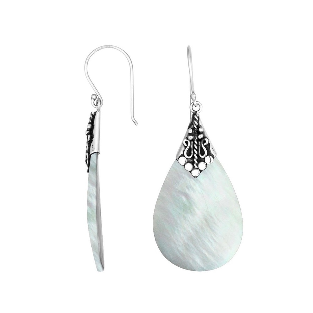 Mother of Pearl Sterling Silver Earrings
